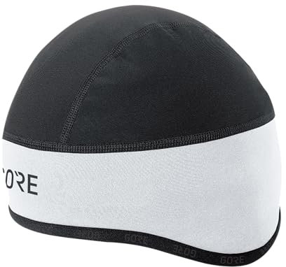 GOREWEAR C3 GORE® WINDSTOPPER® Helmet Kappe, White/Black, 54-58