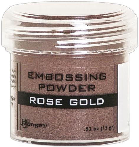 Ranger Rose Gold Metallic Metallisches Prägepuder in Rotgold, Synthetisches Matrial, braun, 4.4 x 4.4 x 4.4 cm