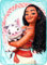 Disney Moana Überwurfdecke, Polyester, Mehrfarbig, 46 x 60