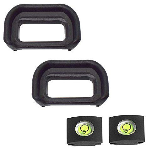 Oculare Conchiglia per Sony Alpha A6600 A6500 A6400 6600 6500 6400 fotocamera (2+2 pezzi),ULBTER FDA-EP17 oculare Eyepiece Eyecup Viewfinder Eye Cup