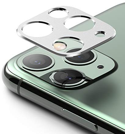 Ringke Camera Styling Protezione per Fotocamera Posteriore Compatibile con iPhone 11 Pro e iPhone 11 Pro Max - Silver