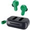 Skullcandy Dime In-Ear Wireless-Kopfhörer, 12 Std. Akkulaufzeit, Mikro, kompatibel mit iPhone, Android und Bluetooth-Geräten - Dunkelblau/Grün