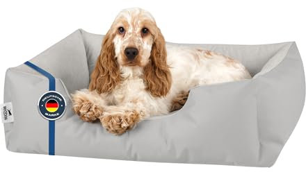 BedDog Hundebett Zara, Hundekissen mit Abziehbaren Waschbaren Bezug, Hundekorb, Hundesofa, für Kleine Hunde, S