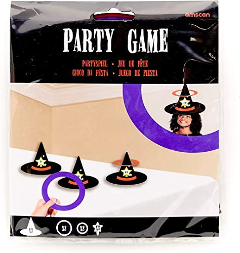 Amscan 9912228 - Witch Hat Toss Kids Halloween Party Game