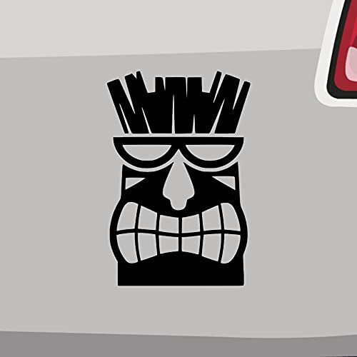 Fun Sticker Tiki Mann -6 Größen- Hawaii Surfen Honolulu Wellen Voodoo Zauber JDM in 6 Größen und 21 Farben