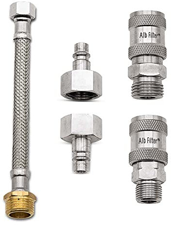 Alb Filter Anschluss-Set 20cm Schnellkupplung für Unterspüle