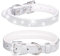 Yiwong Katzen- und Hundehalsband in glänzenden Strasssteinen, Halskette für Hunde und Katzen mit Strasssteinen, Koreanische Wolle Bling Glitzer Strass Hundehalsband