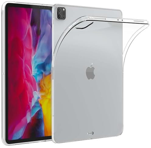 Demacia Asgens Schutzhülle für iPad Pro, 12,9 Zoll 2020, Schutzhülle aus Silikon, transparent, flexibel und weich, aus TPU, für Modell A2229/A2233 A2069 A2232