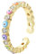 PAIHUIART Ring Ringe Damen Bijouterie Frauen Schmuck New Multicolor Emaille Ring Fine Row Marry Rings for Women Adjustable Opening Row Rings Trend Fashion Jewelry Resizable S2