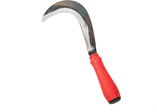 Roncolino manico plastica rosso cm 14 Falci