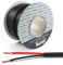 Automotive FLAT Twin 2 Core Cable 12v 24v Thin Wall Wire (25 AMP Rated 2mm²) 5/10/30/50/100 Metre (50 Metre Roll)