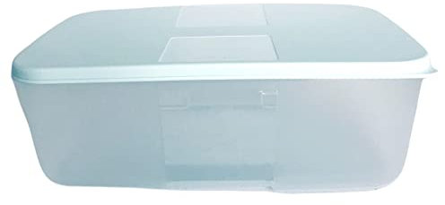 Tupperware Kühlschrank-System 1,5 L Frische-System Dose Behälter rechteckig mit Deckel mint transparent