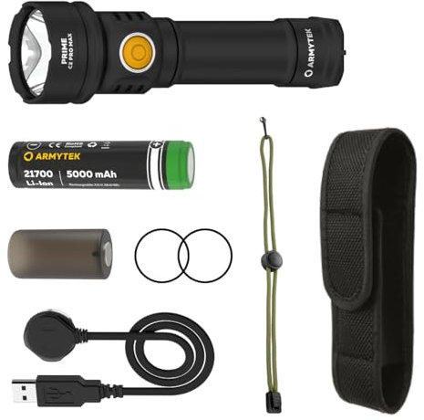 Armytek EDC Taschenlampe Prime C2 Pro Max Warmweiss 3720 lumens