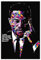 Malcolm X Celebrity Leinwand-Poster, Schlafzimmer, Dekoration, Sport, Landschaft, Büro, Raumdekoration, Geschenk, ungerahmt, 30 x 45 cm