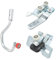 ZEALfix Kit de rodillo de puerta lateral compatible con Fiat Ducato rodillo de puerta corredera derecha para Jumper Boxer 9033.S0 1352331080 superior medio inferior