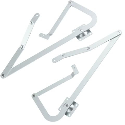 Shuisen 55-2 Attic Ladder Hinge Arms Compatible with Werner Mk 5, WU2210, W2208, W2210 Thick Zinc Attic Ladders Made After 2010, Pull Down Attic Stair Parts, Attic Door Hinges, 1 Pair