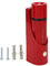 Yosoo Health Gear Emergency Torches Wall Mounted LED Flashlight, Power Failure Emergency Light Escape Lighting, High Brightness Battery Powered Small Torch Night Light for Hotel Home Red
