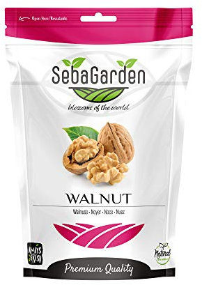 Seba Garden 800 g kalifornische Walnusshälften in Premiumqualität