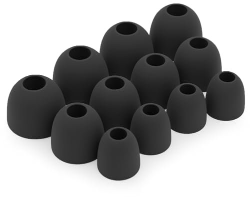 Okuli 12 x Silikon Ohrstöpsel Ohrhörer Gummi Tipps Für B&O EQ, H3, H5, E4, E6, E8 Kopfhörer Ohrhörer
