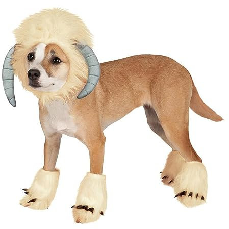 FOMIYES Hundekostüm Lustiges -Accessoire Für Hunde s Für Partys Und Cosplay Atmungsaktives Material Mit Horn Und Futter