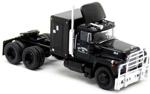 Brekina 85800 Mack RS 700 schwarz, Rubber Duck, US Truck Modell 1:87 (H0)