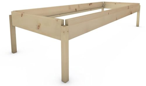 TUGA - Holztech Bettenset 2X Stapelbett Horst 70 cm x 200 cm 44 cm Zirbe Massivholzbett