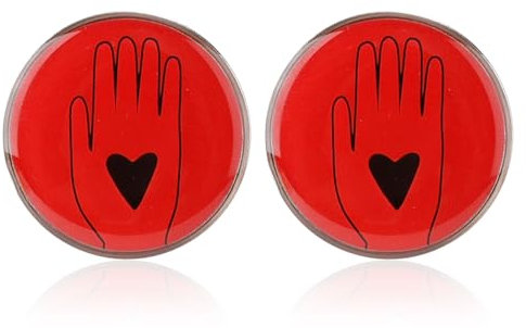 2stk Ceasefire Now Pins, Anstecker Runder Roter Metallanstecker für Waffenstillstand für Frieden Beten Waffenstillstands-Emaille-Anstecker Brosche Partyzubehör für Männer Frauen und Kinder
