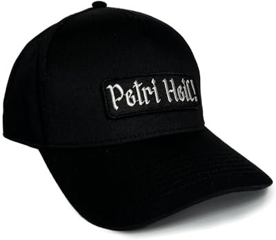 No Face No Name Basecap Petri Heil in schwarz I Unisex frei einstellbar I bestickter Patch I Snapback Cap Kappe Mütze