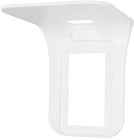 An der Wand Montiertes Steckdosenregal, ABS-Laderegal mit Kabellochdesign, Intelligenter Lautsprecher-Zahnbürsten-Organizer, Geeignet Zum Platzieren von Gegenständen Im