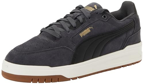 Puma Unisex Shuffle Downtown SdSneaker, Dunkelgrau Puma Schwarz Puma Gold, 40.5 EU