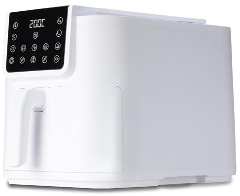 ARDES - ARFRYA05LW Friggitrice Ad Aria 8 Litri Slim Extra Profonda FRIGGISANA INFINITY 8L W - AirFryer con Display Digitale Touch Bianca