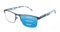 OKH Occhiali da lettura Multifocali Progressive Blocco Luce Blu Per Gli Uomini Lettori di Occhiali Rettangolari Bifocali Anti Glare Multi Focus Reading Eyeglasses, Tartaruga Blu, +1.25 Dioptrías