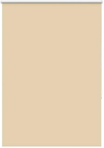 vidaXL Estor Enrollable Opaco Beige 100x175 cm Tela Ancho 95,7 cm