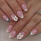 24PCS Milky White French Round Short Press-On Nails - Jelly Sticker Application - Natural Short Square Style - Reusable Salon-Quality Manicure Kit with Tools - Travel-Friendly Elegant Design