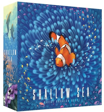 BAD COMET Shallow Sea Board Game – Strategy Tile-Placement Game für Erwachsene & Familien, 1–4 Spieler, 30–45 min Play | Build Coral Reef Ecosystem, Ocean Puzzle Game, Nature-Inspired (Standardausgabe