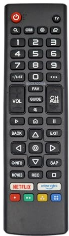 Telecomando compatibile per Zephir TAN32-7900 TAN43-8100 Bolva S32H01 S32H02 S43U01 S50U01 S50U02 Q.Bell QT42WY73 QT32WY73 QT39WY73 Schneider LED40SC680K LED40-SC680K LED43-SC680K, JTC S70U7000LM