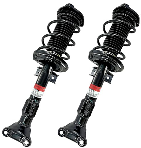 2x Stoßdämpfer Federbein Vorne für Mercedes C-Klasse W204 S204 12-15 | für E-Klasse W207 C207 09-16 C200CDI-C350 Links Rechts mit Schraubenfeder und Domlagern A2043200130 A2043200730