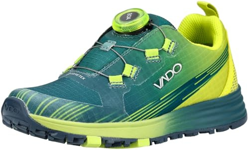 VADO Winner 43333-3301 Gore-TEX Jungen und Mädchen Sneakers | Halbschuhe, Gore-Tex, Neon Orange, Orange, BOA, Atmungsaktiv, Wasserdicht, Kinder, Schuhe