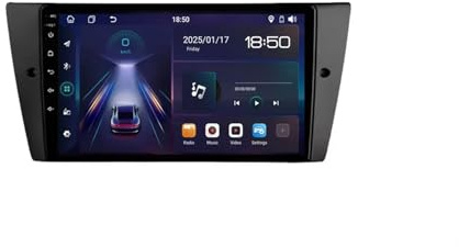 Car Radio per BMW E90 E91 E92 E93 2005-2013 Android 15 9 Pollici Car Stereo con Bt Fm Wifi Dual Usb Per, 4 Core 2G+64G