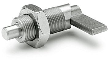 Ganter Normelemente GN 612-5-M12-AK-NI 612-5-M12-AK-NI-Edelstahl-Rastriegel, Edelstahl, Gewinde d2: M12