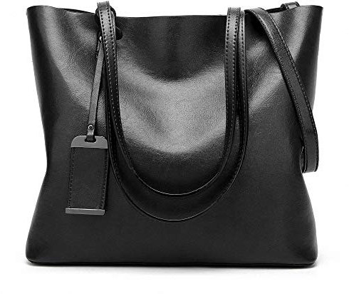 Aileese Damen Soft Leder Handtaschen Große Kapazität Retro Vintage Hoher Griff Casual Schulter Taschen
