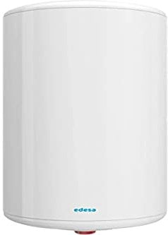 Edesa One 80L, termo eléctrico 80 litros, Calentador de agua vertical, Garantía total 3 años, medidas 85,7 x 43,3 x 45,1cm, color blanco, Fabricado para ser instalado en España