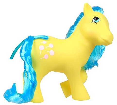 Basic Fun Zuckerschnute Classic Pony, My Little Pony, 35299, sammelbares Vintage-Pferde-Spielzeug für Kinder, Einhorn-Spielzeug für Jungen und Mädchen ab 3 Jahren