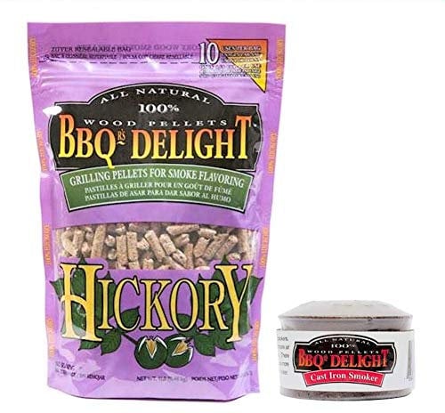 Hickory Holzpellets mit Räuchertopf