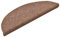 vidaXL 15x Treppenmatten mit Klebebändern Stufenmatten Stufenschoner Treppenschutz Matten Treppenteppich Treppenschoner Braun 56x17x3cm