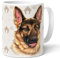GERMAN SHEPHERD B - Kaffeetasse, Becher, Teetasse aus hochwertiger Keramik. Kaffeebecher mit schöner Grafik und tollen Spruch in englischer Sprache.