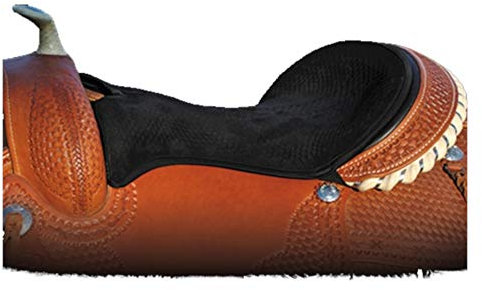 Acavallo Gelpolster Western Dri-Lex - schwarz