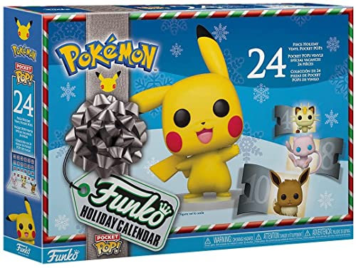 Funko Holiday Advent Calendar 58457 Pocket Pop Pokemon 24pc 2021 25th