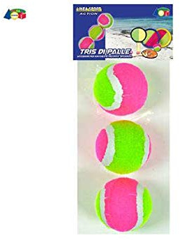 PALLINE TENNIS 3pz D4.5cm