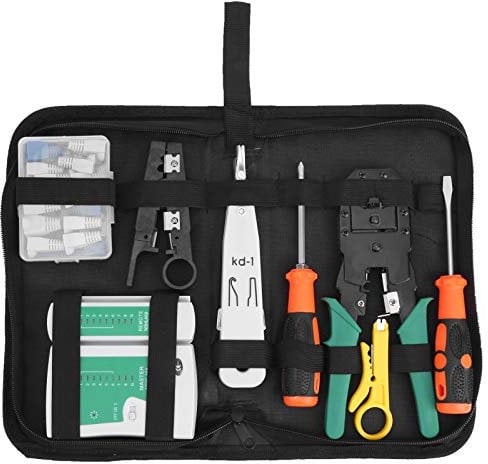 Netzwerkkabeltester, Netzwerkzubehör Toolkit zur Wartung der Netzwerkkabelreparatur für die Netzwerkverkabelung zur Wartung